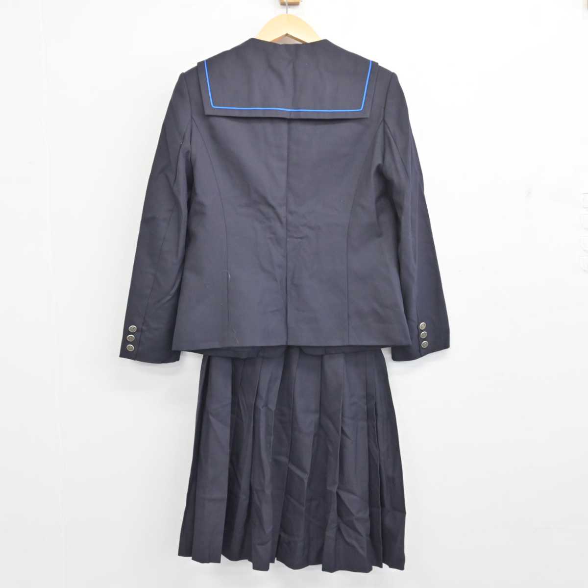 【中古】岩手県 遠野中学校 女子制服 3点 (ブレザー・スカート) sf057148