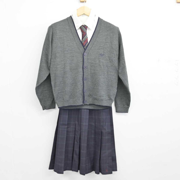 中古】京都府 桂高等学校 女子制服 5点 (ブレザー・ニット・シャツ・スカート) sf057157 | 中古制服通販パレイド