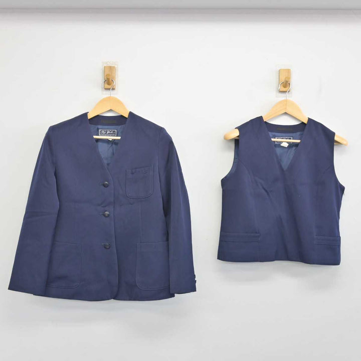 【中古】岩手県 湯田中学校 女子制服 4点 (ブレザー・ベスト・スカート) sf057170