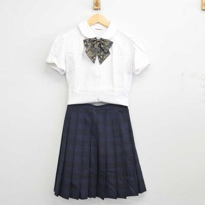 【中古】長崎県 長崎日本大学高等学校 女子制服 3点 (シャツ・スカート) sf057172