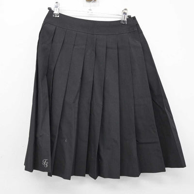 【中古】広島県 福山商業高等学校 女子制服 3点 (ニットベスト・シャツ・スカート) sf057184