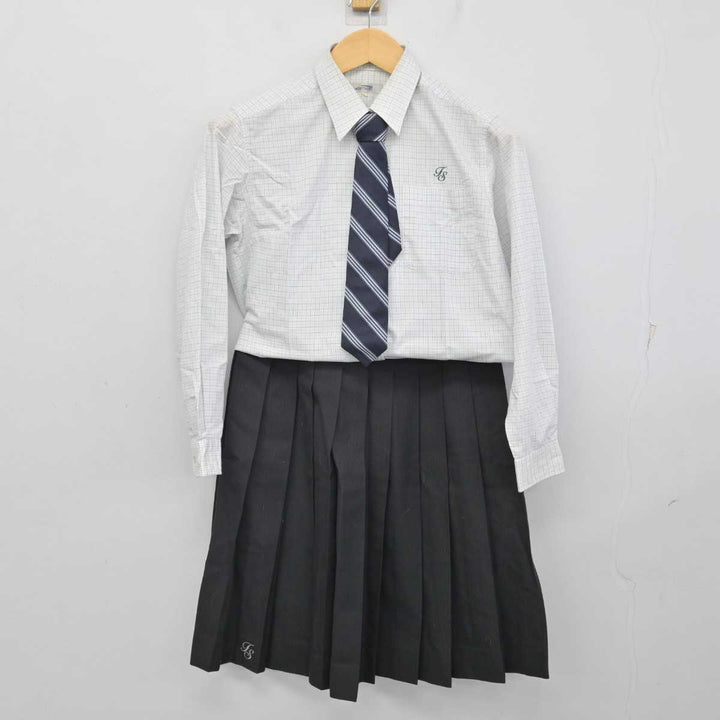 中古】広島県 福山商業高等学校 女子制服 5点 (ブレザー・シャツ