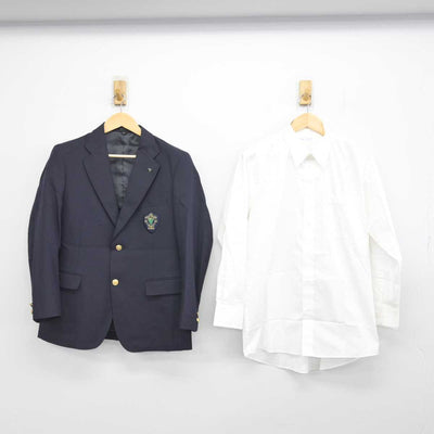 【中古】 星槎学園高等部 男子制服 6点 (ブレザー・シャツ・ズボン) sf057187