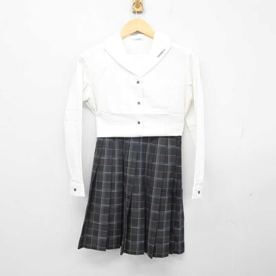 【中古】神奈川県 横浜高等学校 女子制服 3点 (ニット・ブラウス・スカート) sf057191