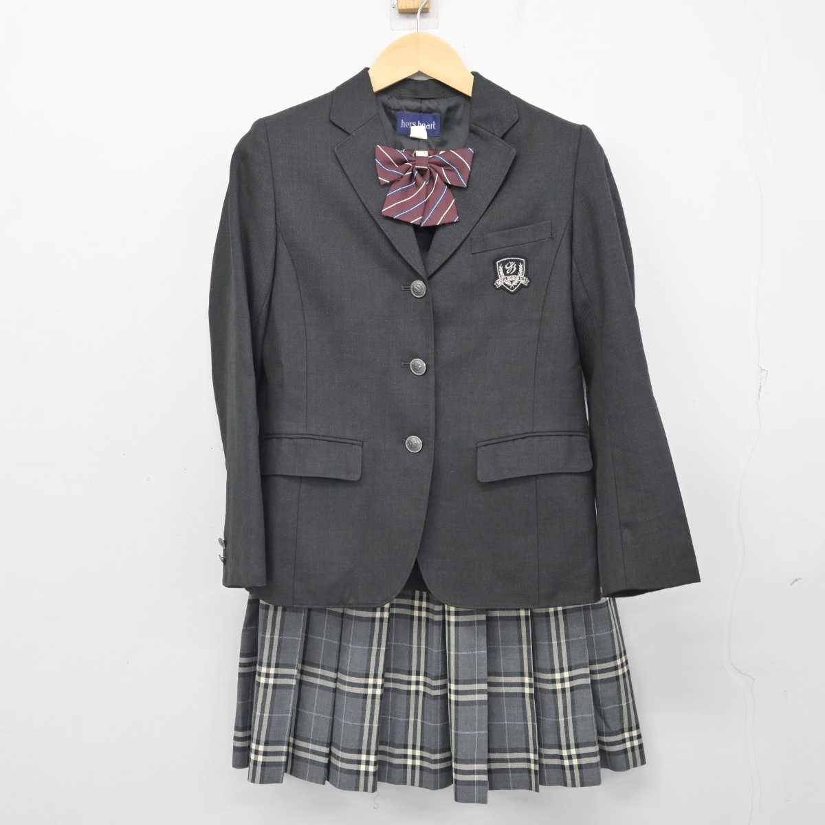 【中古】三重県 相可高等学校 女子制服 3点 (ブレザー・スカート) sf057218