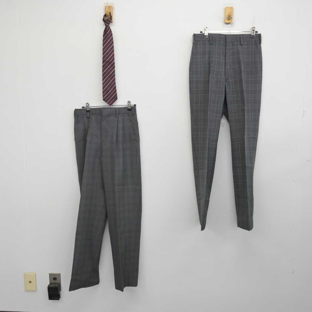 【中古】三重県 相可高等学校 男子制服 3点 (ズボン) sf057220