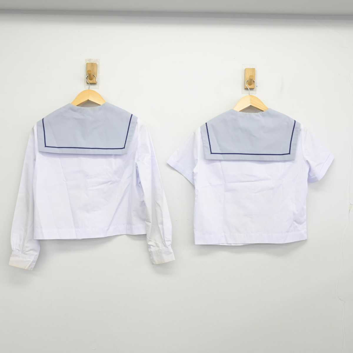 【中古】岩手県 滝沢中学校 女子制服 5点 (セーラー服・スカート) sf057223