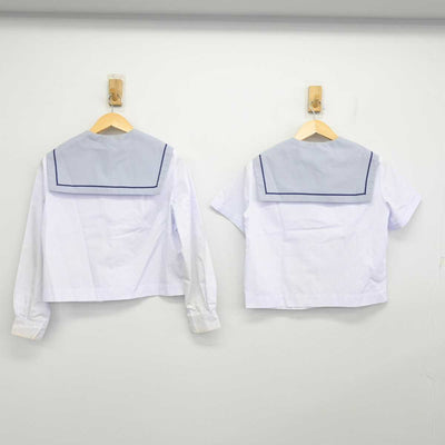 【中古】岩手県 滝沢中学校 女子制服 5点 (セーラー服・スカート) sf057223