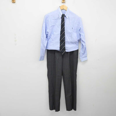 【中古】岩手県 盛岡誠桜高等学校 男子制服 4点 (ブレザー・シャツ・ズボン) sf057224