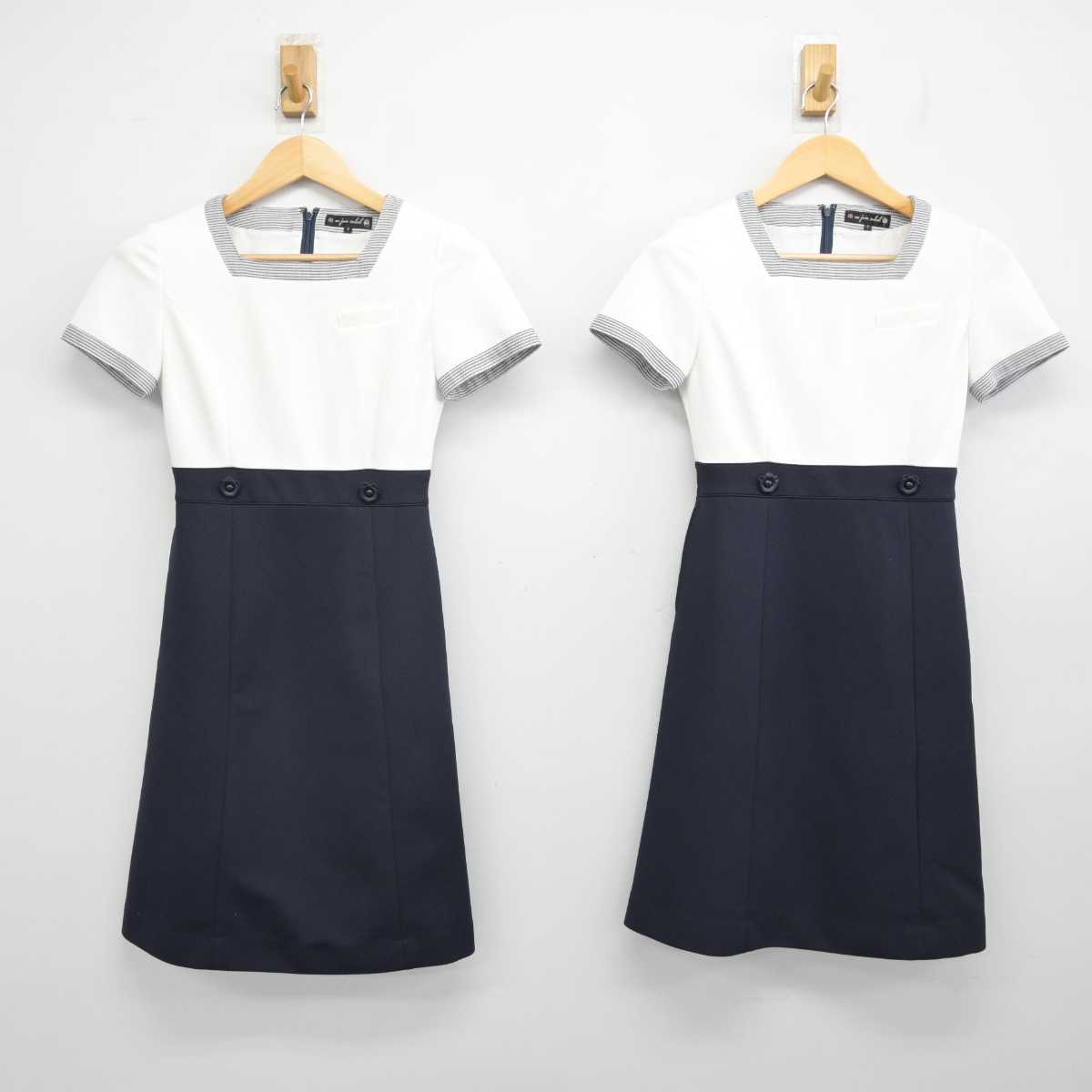 【中古】 大手総合商社受付 女子制服 2点 (ワンピース) sf057236