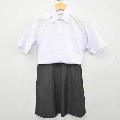 【中古】神奈川県 伊志田高等学校 女子制服 2点 (シャツ・スカート) sf057251