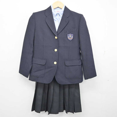 【中古】青森県 浪岡中学校 女子制服 3点 (ブレザー・シャツ・スカート) sf057253