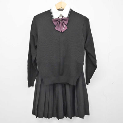 【中古】大阪府 四天王寺東高等学校 女子制服 5点 (ブレザー・ニット・シャツ・スカート) sf057268