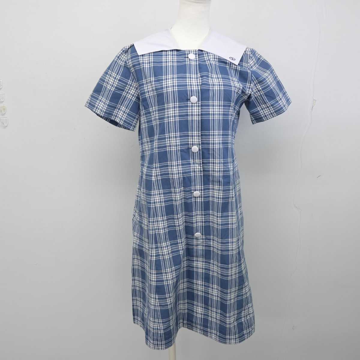 【中古】京都府 京都聖母学院小学校 女子制服 3点 (ワンピース) sf057275