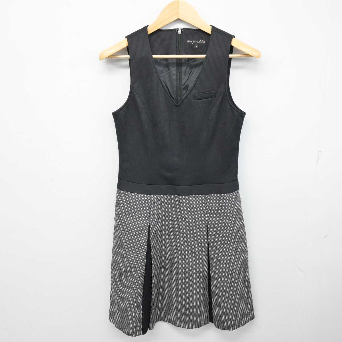 【中古】 事務服 女子制服 2点 (シャツ・ジャンパースカート) sf057279