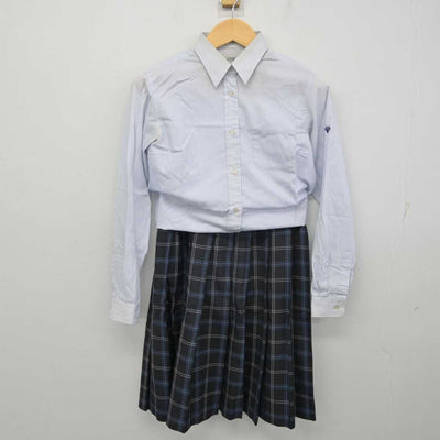 【中古】愛知県 愛知教育大学附属高等学校 女子制服 2点 (シャツ・スカート) sf057287