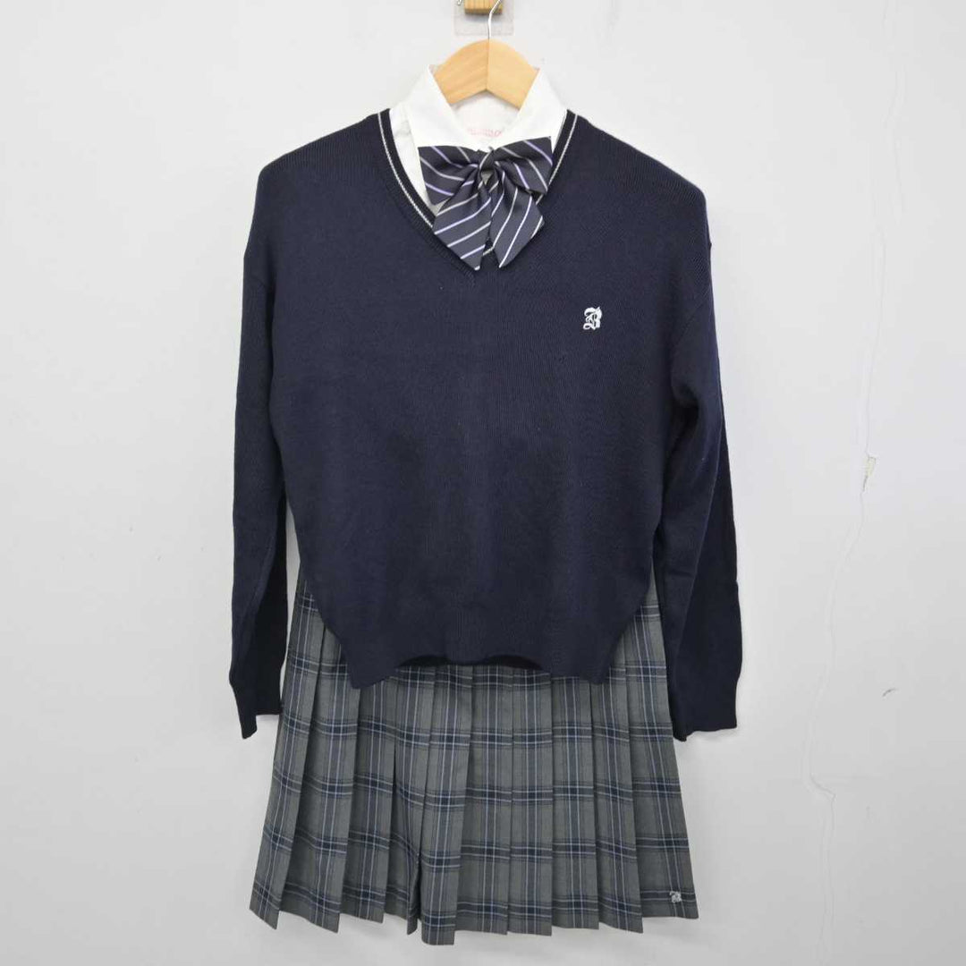 【中古】埼玉県 武南高等学校 女子制服 5点 (ブレザー・ニット・シャツ・スカート) sf057291 | 中古制服通販パレイド