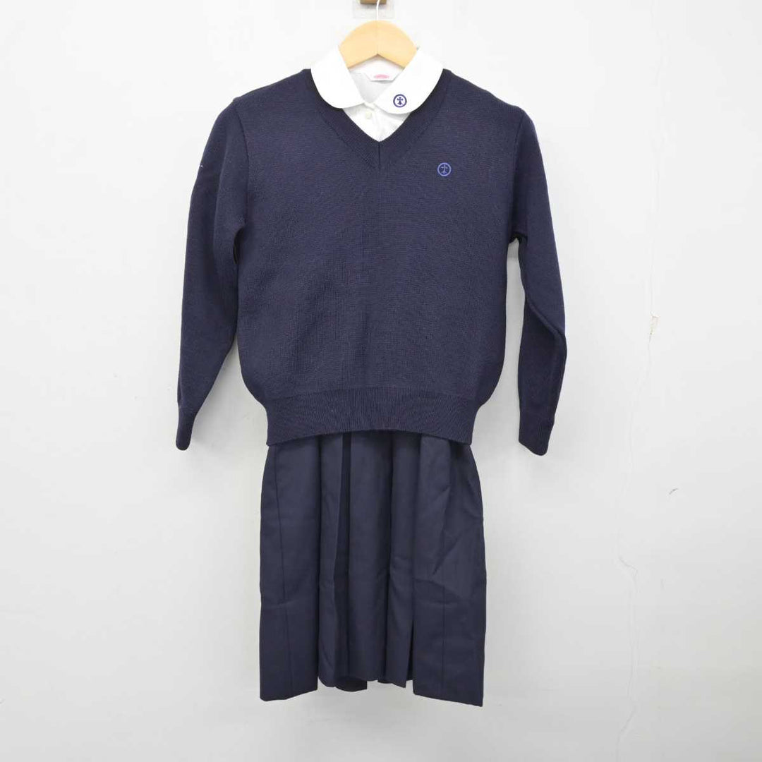 中古】京都府 京都聖母学院小学校 女子制服 4点 (ニット・シャツ 中古】京都府 京都聖母学院小学校 女子制服 4点 (ニット・シャツ