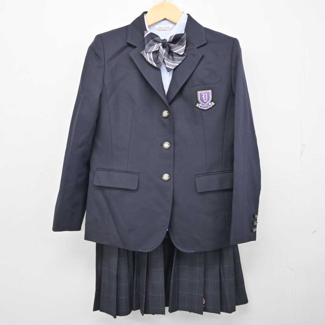 【中古】兵庫県 吉川高等学校 女子制服 5点 (ブレザー・シャツ・スカート) sf057311