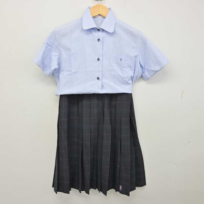 【中古】兵庫県 吉川高等学校 女子制服 3点 (シャツ・スカート) sf057312