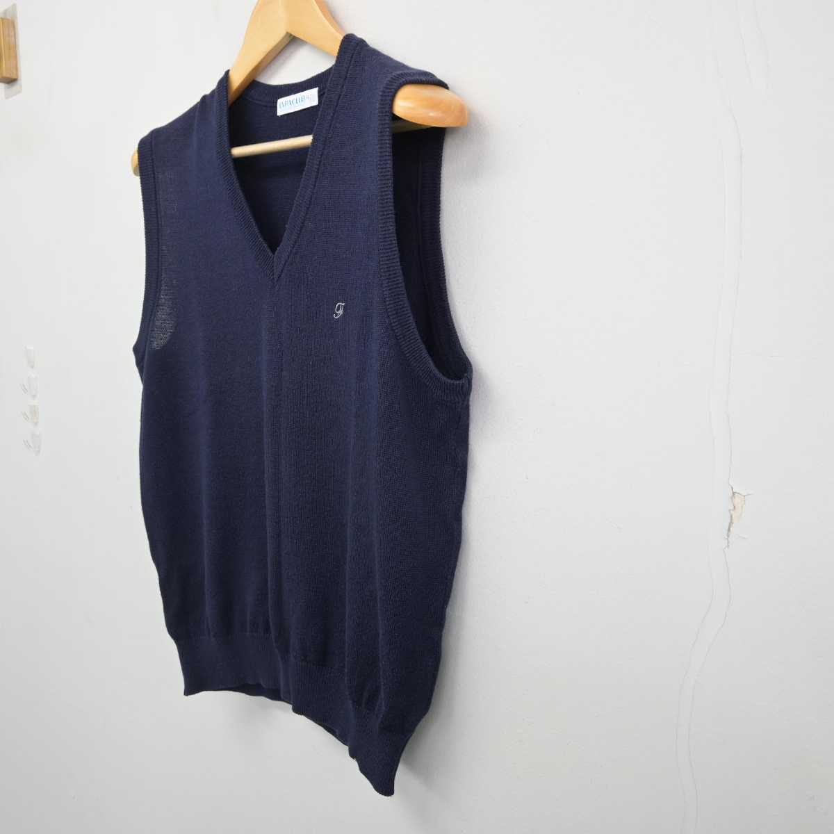 【中古】東京都 深川高等学校 女子制服 1点 (ニットベスト) sf057328