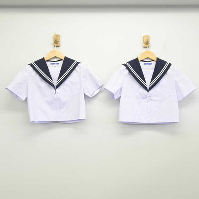 【中古】愛知県 師勝中学校 女子制服 3点 (セーラー服・スカート) sf057330