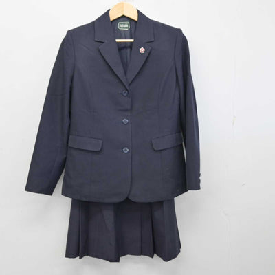 【中古】京都府 桃山中学校 女子制服 3点 (ブレザー・スカート) sf057334