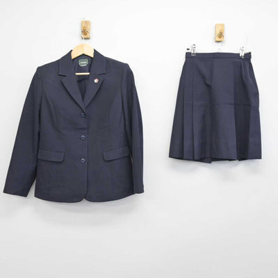 【中古】京都府 桃山中学校 女子制服 3点 (ブレザー・スカート) sf057334