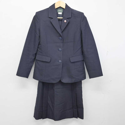 【中古】京都府 桃山中学校 女子制服 3点 (ブレザー・スカート) sf057335