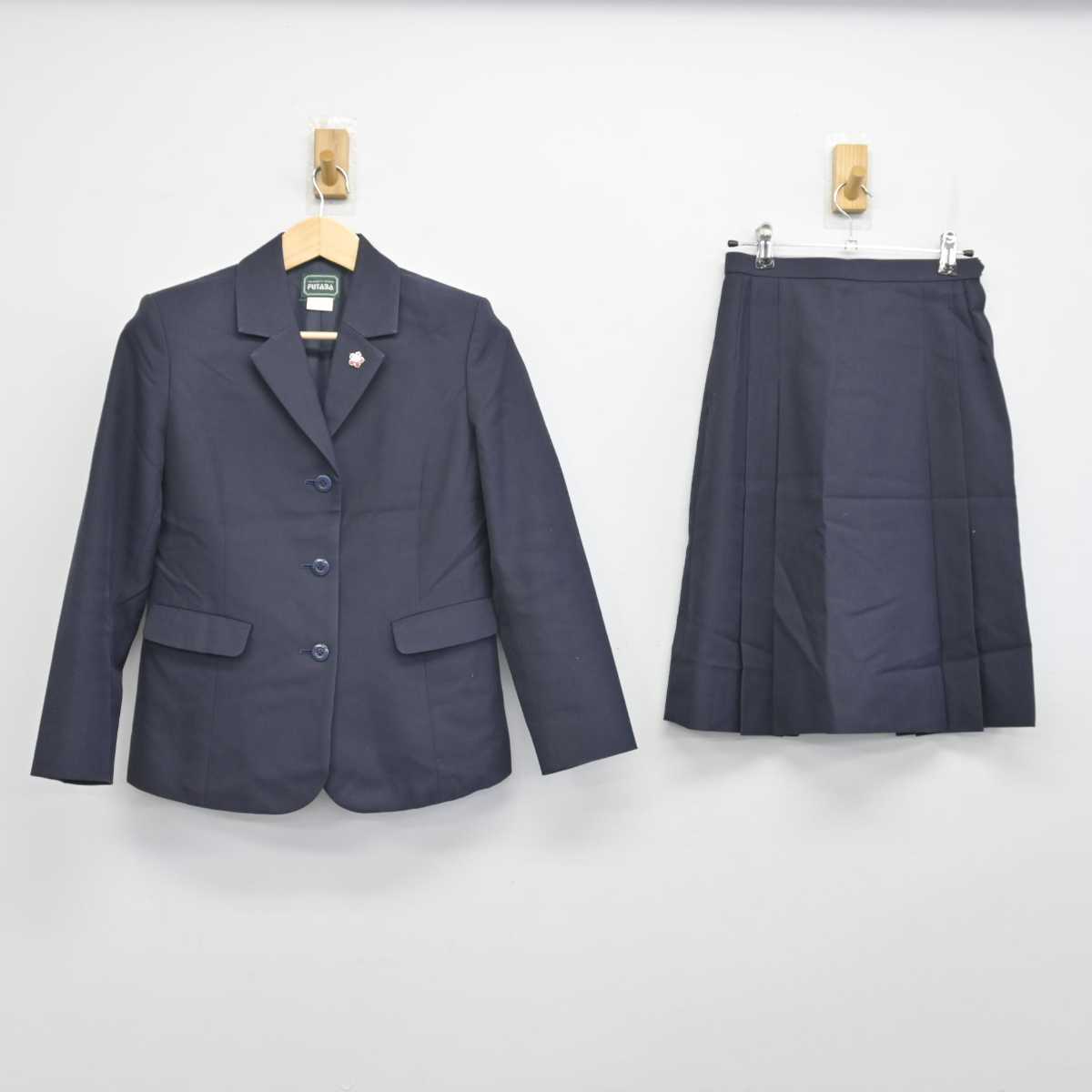 【中古】京都府 桃山中学校 女子制服 3点 (ブレザー・スカート) sf057335