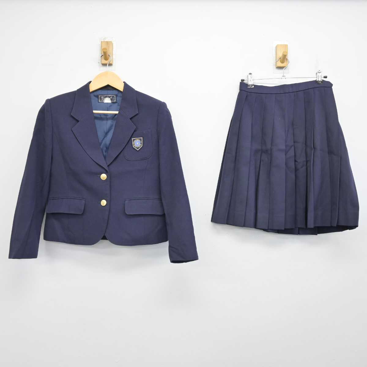 【中古】栃木県 宇都宮短期大学附属高等学校 女子制服 3点 (ブレザー・スカート) sf057350