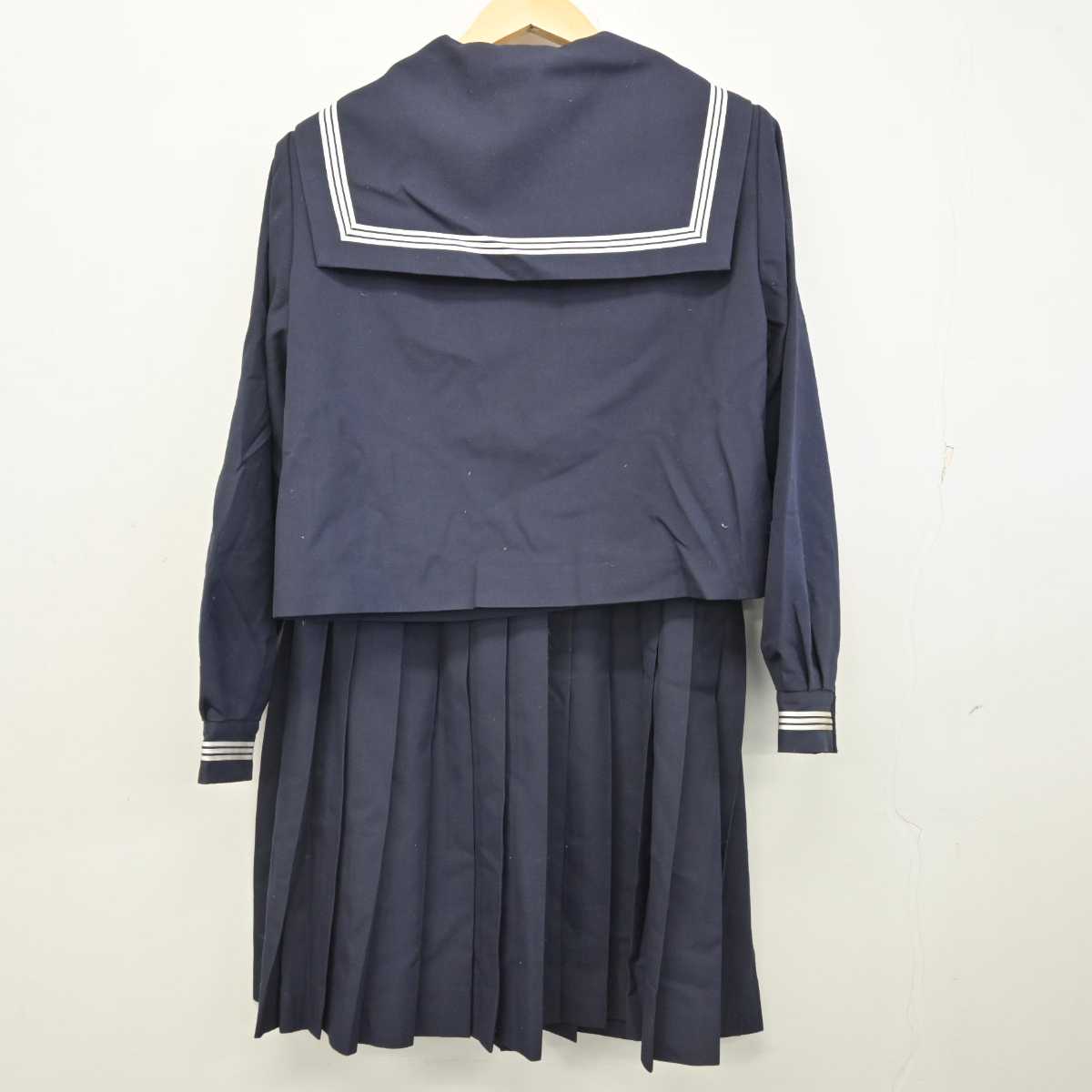 【中古】兵庫県 増位中学校  女子制服 3点 (セーラー服・スカート) sf057360