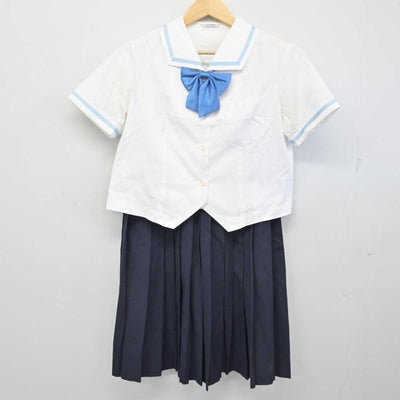 【中古】兵庫県 姫路商業高等学校 女子制服 3点 (シャツ・スカート) sf057363