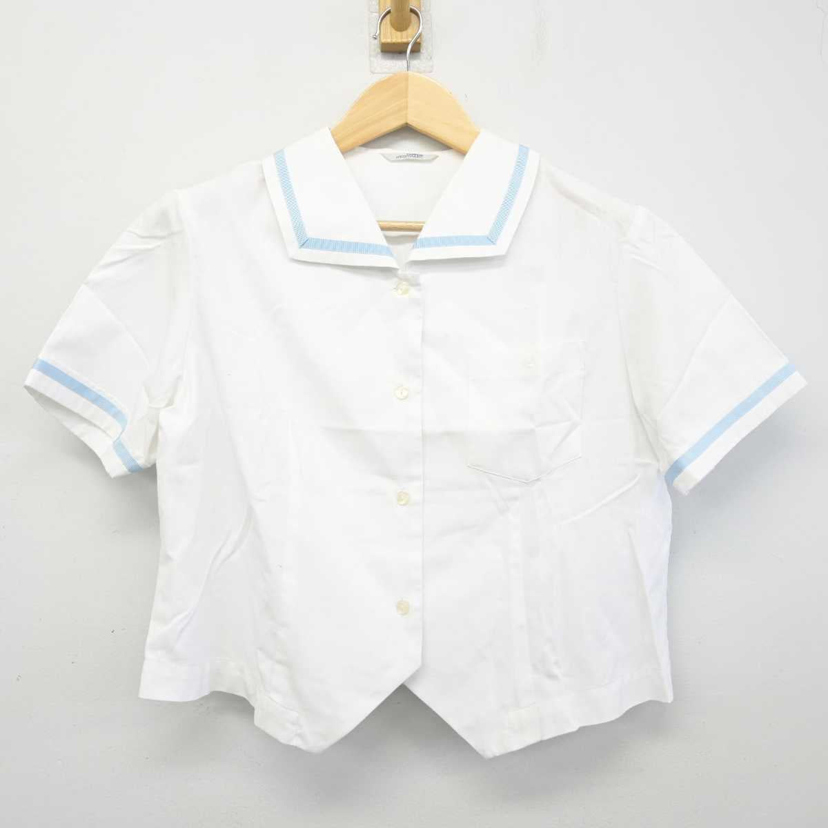 【中古】兵庫県 姫路商業高等学校 女子制服 2点 (シャツ・シャツ) sf057364