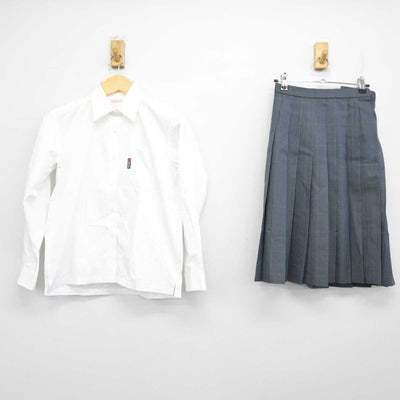 【中古】千葉県 柏井高等学校 女子制服 2点 (シャツ・スカート) sf057366