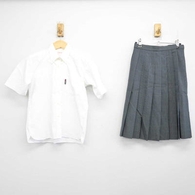 【中古】千葉県 柏井高等学校 女子制服 3点 (シャツ・スカート) sf057367