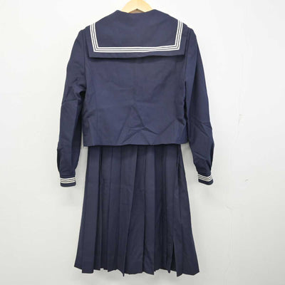 【中古】千葉県 鎌ヶ谷中学校 女子制服 3点 (セーラー服・スカート) sf057368