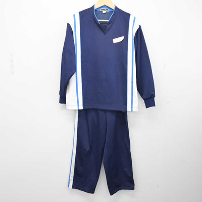 【中古】千葉県 鎌ヶ谷中学校 女子制服 2点 (ジャージ 上・ジャージ 下) sf057370