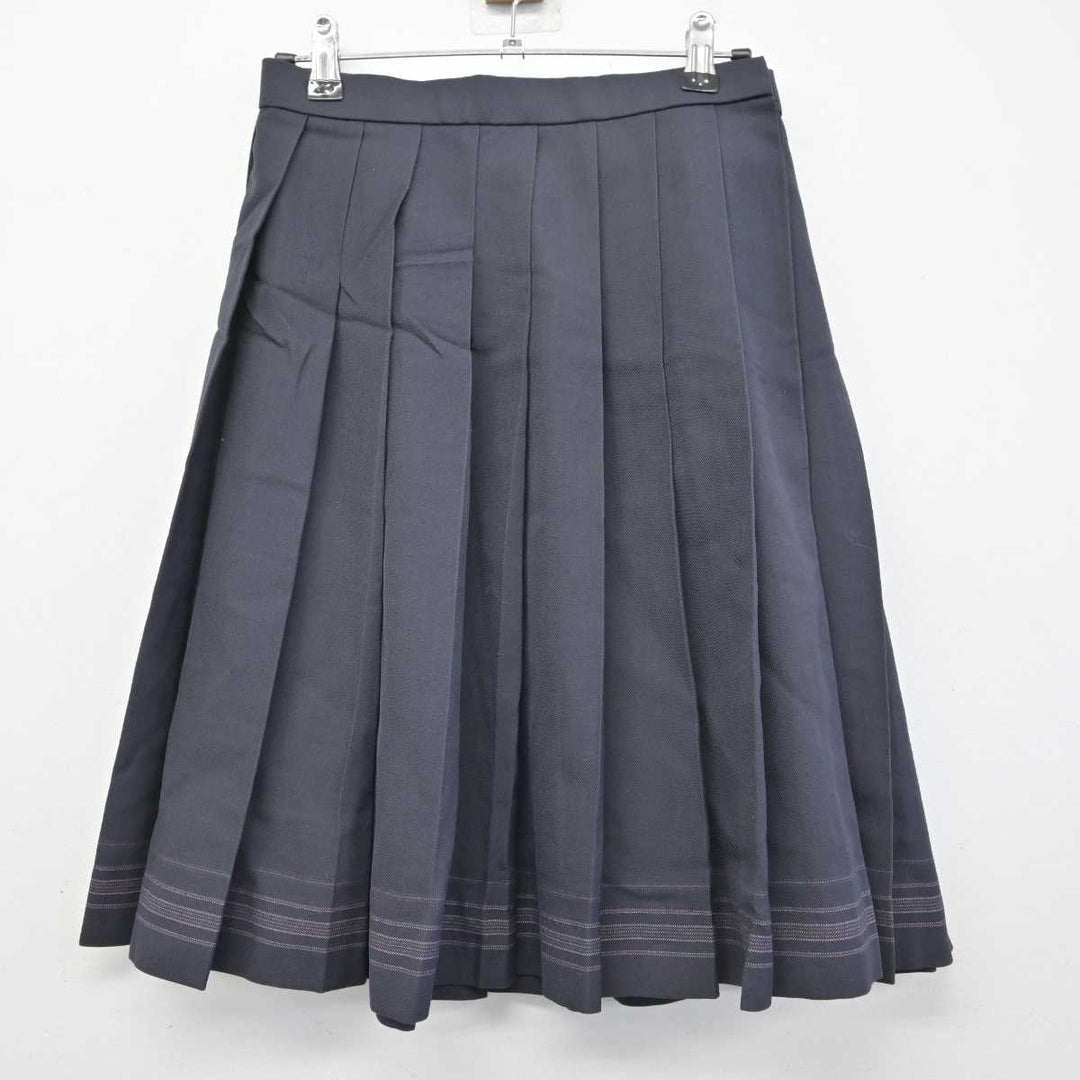 中古】山梨県 甲府商業高等学校 女子制服 3点 (ブレザー・スカート