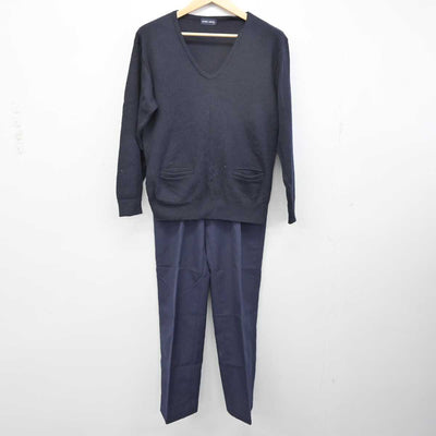 【中古】東京都  青山学院中等部 男子制服 2点 (ニット・ズボン) sf057384