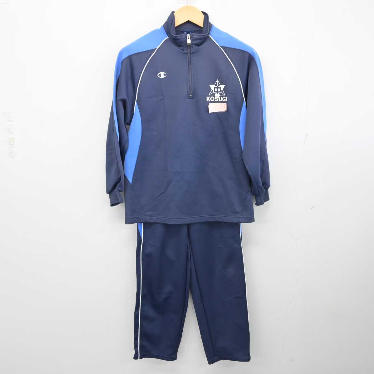 【中古】富山県 小杉中学校 女子制服 2点 (ジャージ 上・ジャージ 下) sf057406