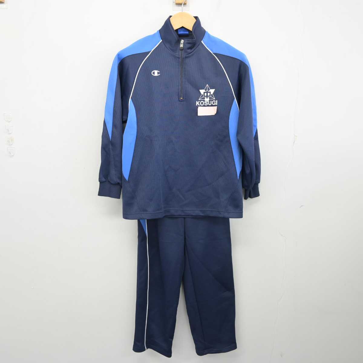 【中古】富山県 小杉中学校 女子制服 2点 (ジャージ 上・ジャージ 下) sf057408