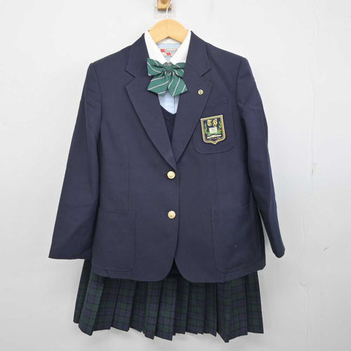 中古制服】熊本県 文徳高等学校 女子制服 7点（ブレザー・シャツ