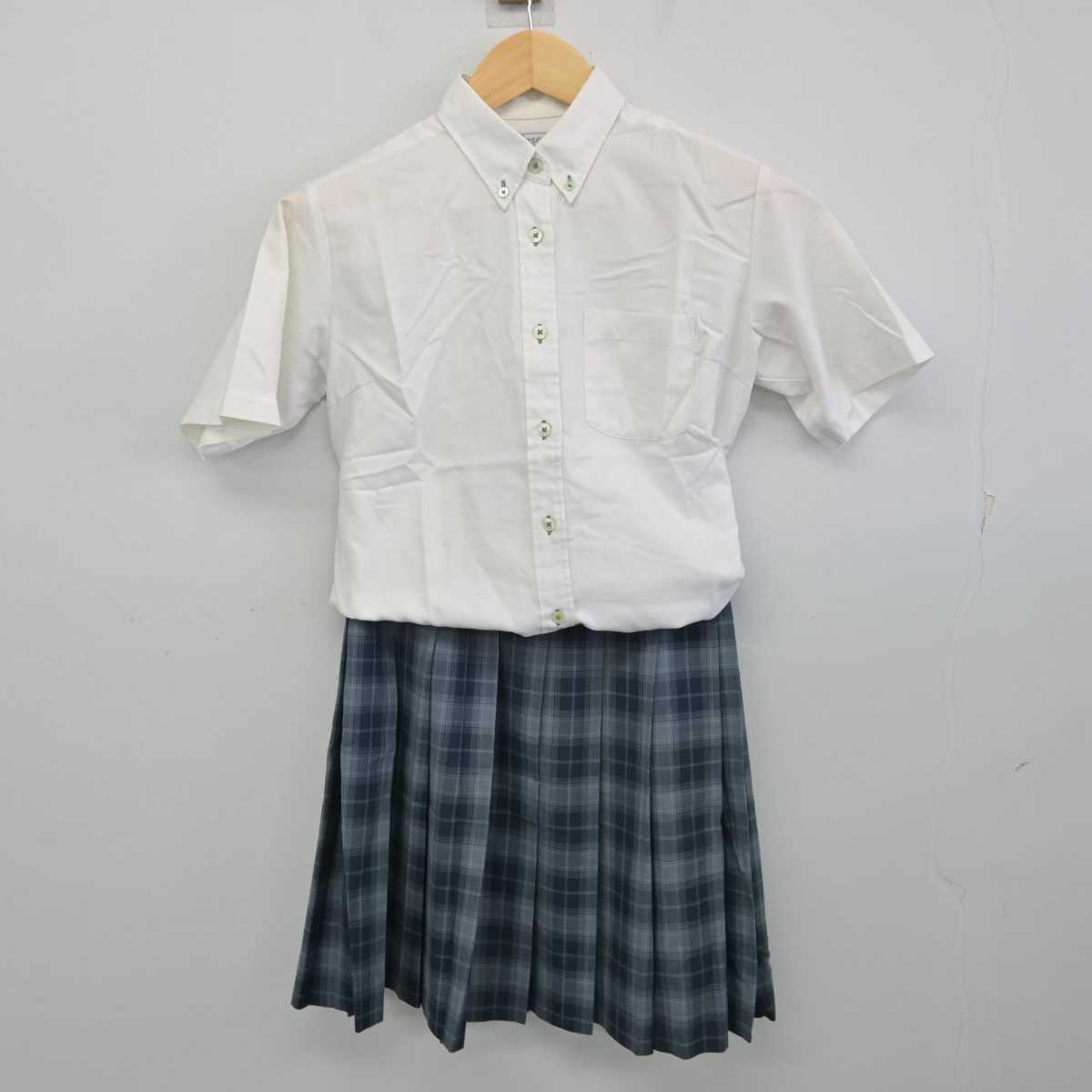 【中古】東京都 東京文理学院高等部 女子制服 2点 (シャツ・スカート) sf057412