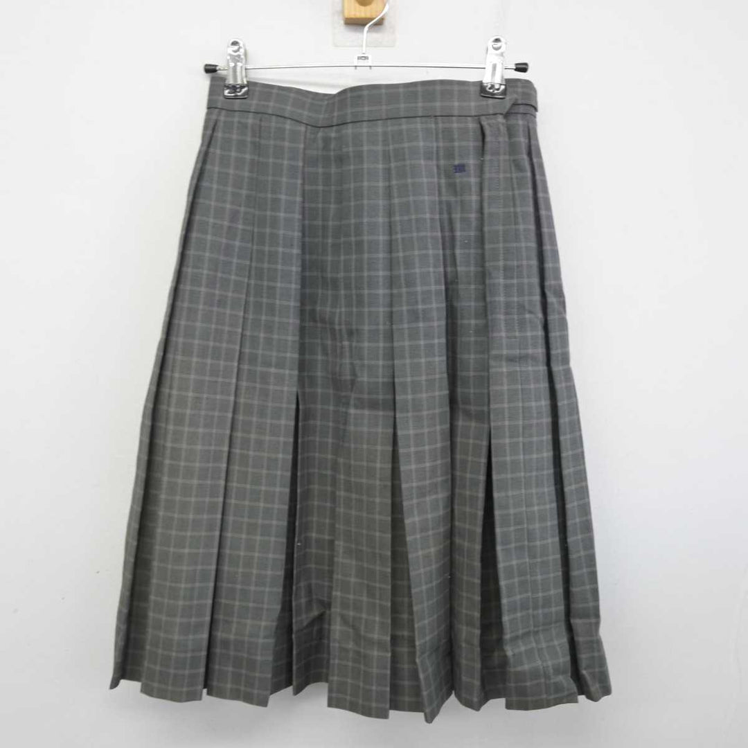 中古】埼玉県 越谷西高等学校 女子制服 3点 (ニットベスト