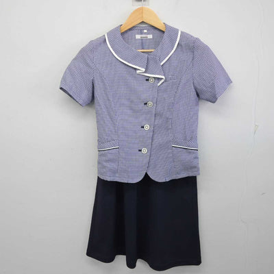 【中古】 事務服 女子制服 3点 (ブラウス・スカート) sf057425