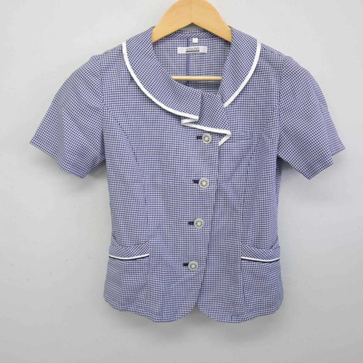 【中古】 事務服 女子制服 3点 (ブラウス・スカート) sf057425