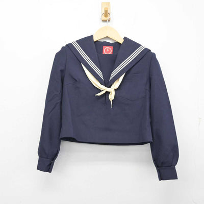 【中古】愛知県 小牧中学校 女子制服 3点 (セーラー服・スカート) sf057434