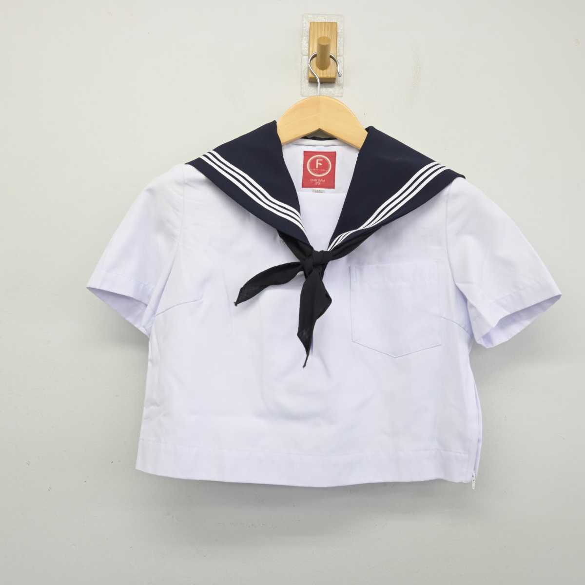 【中古】愛知県 小牧中学校 女子制服 3点 (セーラー服・スカート) sf057435