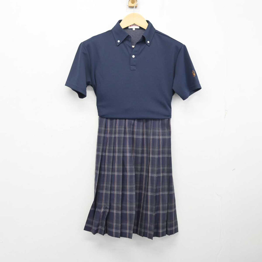 【中古】神奈川県 立花学園高等学校 女子制服 4点 (シャツ・スカート) sf057442